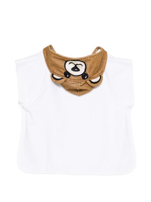 Poncho unisex Moschino Baby bianco MOSCHINO BABY | MUX05OLGA2410101